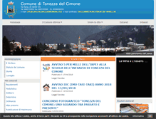 Tablet Screenshot of comune.tonezzadelcimone.vi.it